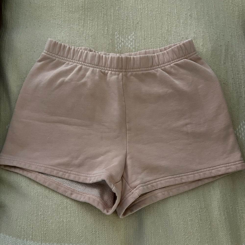 Aritzia cozy af fleece shorts